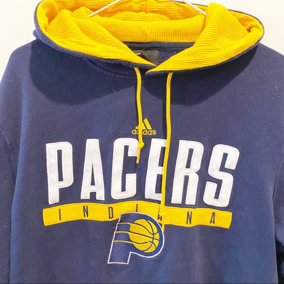 Adidas Indiana Pacers Blue and Gold Sweatshirt - Picture 2 of 10